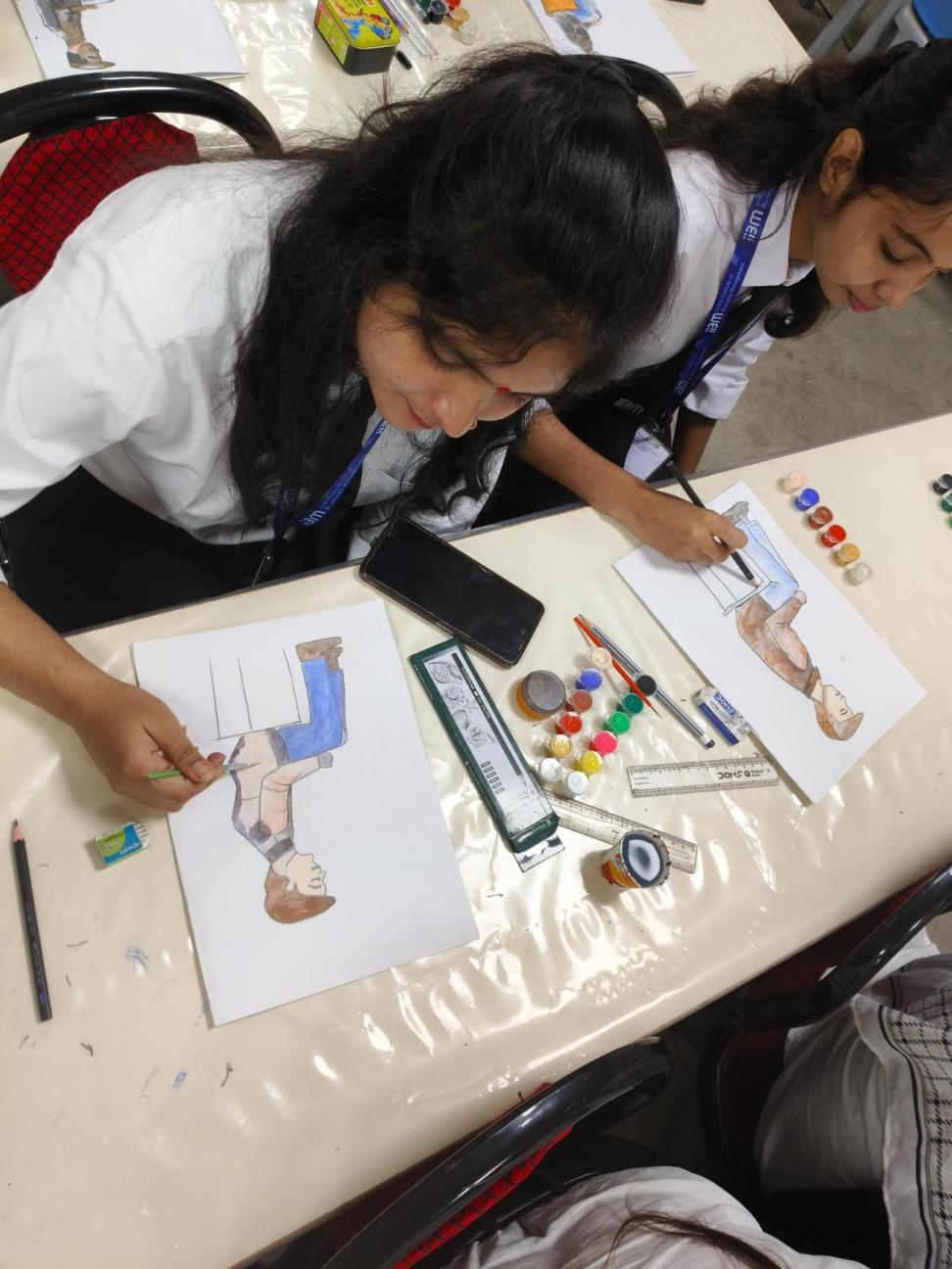 Rahul Soni Conducts “All Can Sketch” Workshop for PGDM, BBA, BCA & MAMC Students at IIBM and ZHI Patna
